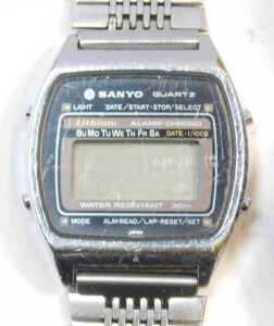 A group of gentleman's wristwatches and watch heads, to include Timex, Zodiac, Sanyo, cufflinks,... - 2