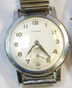A group of gentleman's wristwatches and watch heads, to include Timex, Zodiac, Sanyo, cufflinks,... - 5