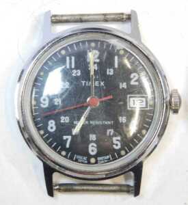 A group of gentleman's wristwatches and watch heads, to include Timex, Zodiac, Sanyo, cufflinks,... - 6