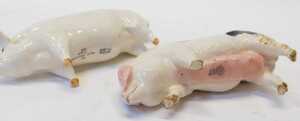 Two Beswick pigs, comprising CH Wall Queen and CH Wall Champion Boy, together with two Royal... - 5