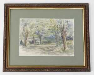 20thC School. Woodland scene, watercolour, unsigned, 19cm x 25cm. - 2