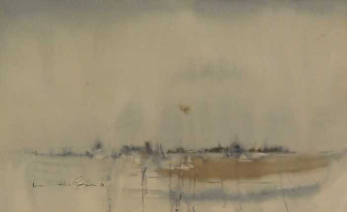 Leslie Goodwin (1929-2022). November Morning Leicestershire, number 16, mixed media, signed and...