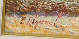 Evaisto Alguacil Lopez (20thC). Finestrai, Mediterranean townscape, oil on board, signed, titled... - 3