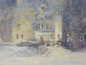 Judith C Carbine (20thC). The Opera House, song series, oil on canvas, signed, attribution...