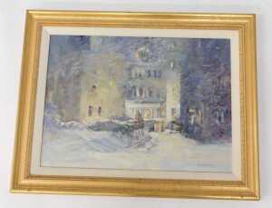 Judith C Carbine (20thC). The Opera House, song series, oil on canvas, signed, attribution... - 2