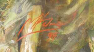 Mike Helmy (20thC). Gathering fish on a trawler, oil on board, signed and dated (19)95, 96cm x... - 3