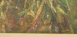John Whitehead (20thC School). River millpool, with kingfisher in the foreground, oil on canvas,... - 3
