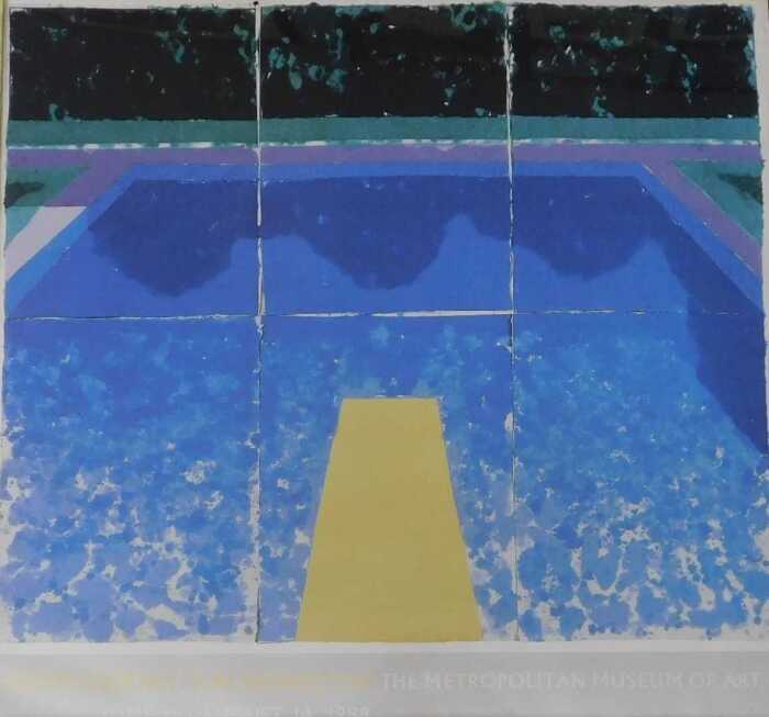 After Hockney. A Retrospective The Metropolitan Museum of Art poster, June 18th - August 14th...