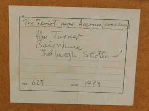 Alan Turner (20thC). The Teviot near Ancrum Evening, watercolour, signed and dated 1983, label... - 6