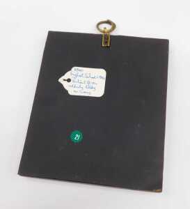 19thC English School. Portrait of an elderly lady, gouache on ivory, unsigned, 6cm x 5cm, frame... - 2