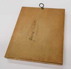 19thC English School. Portrait reputed to be General Walker in uniform facing dexter, gouache on... - 3