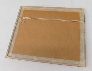 20thC School. Abstract scene, mixed media, unsigned, titled Swiss Esther 1960s verso, 20cm x 28cm. - 3