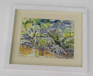Mike Helmy (20thC). Falls of Clyde, watercolour, signed and dated (20)06, 28cm x 36cm. - 2