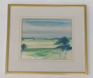 Fleming (20thC). Rural landscape, watercolour, signed and dated (19)74, 20cm x 24cm, and another... - 3