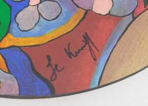 Linda Le Kinff (b.1949). Pastourelle, serigraph in colours, from an edition of 250, signed in... - 3