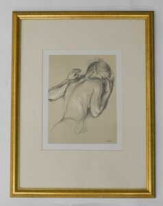 After Francine Van Hove. Study for Earthly Paradise, print, 29cm x 25cm. - 2