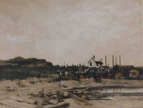 Peter Brannan (1926-1994). Brick Pit, oil on board, signed and dated (19)78, titled verso, 60cm...