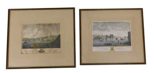After John Brand. To George Stephenson Esqr This View of the Port of Tyne with Clifford's Fort,...