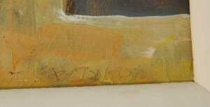 Ian Layton (b.1953). Via Della Colonna Florence, oil on board, signed, attributed verso, 25cm x... - 3