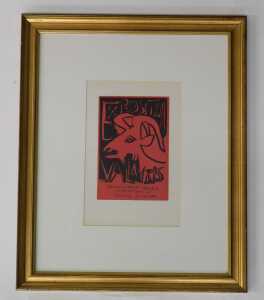 After Pablo Picasso. Position E Vallauris, lithograph print, 1999 Mourlot France publication,... - 2