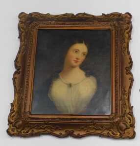 Alfred Leopold Egg (1816-1863). Portraits of Two Theatrical Beauties, oil on canvas, a pair,... - 3