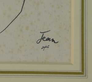 Jean Cocteau (1889-1963). French Sailor, ink colour and wash, signed Jean, attribution and... - 3