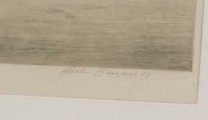 19thC French School. Notre Dame, engraving, signed, 23cm x 19cm. - 4