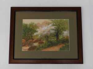 George Henry Jenkins (1868-1919). Woodland landscape, watercolour, signed, 24cm x 35cm. - 2
