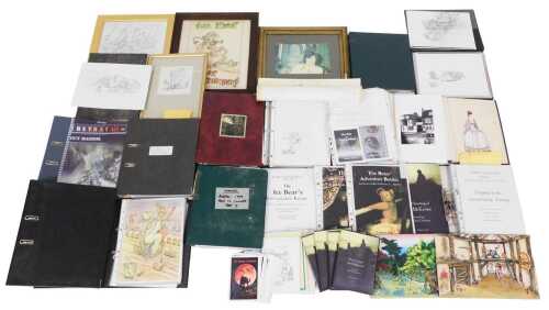 Michael Brian Seirton (1937-2025). A collection of original artwork of various publications and...