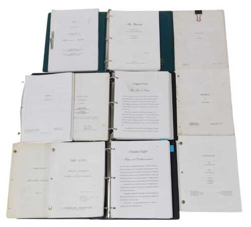 A collection of film and theatre scripts, including Diabolique by Don Ros, Shadows on the Wall,...