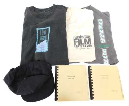 The Green Mile movie interest, original ring bound film set directions and scripts, three...