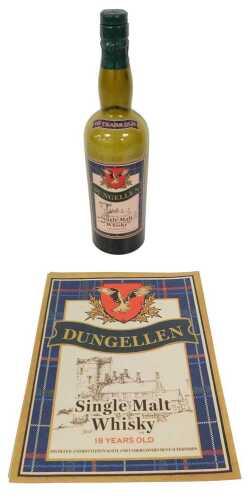 A Dungellen Whisky film prop bottle, as used in the TV series All Creatures Great and Small, etc.