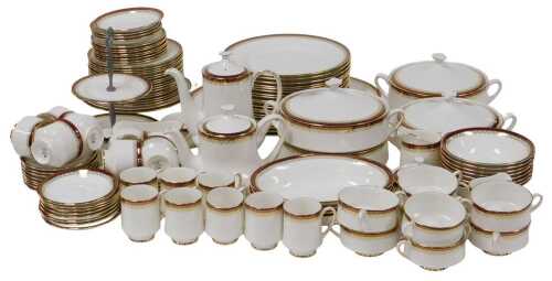 A Royal Albert Paragon porcelain Holyrood pattern part dinner tea and coffee service, to include...