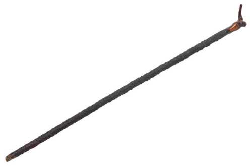 A hawthorn walking stick, 91cm high.