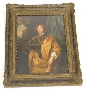 After Sir Anthony Van Dyck (Flemish 1599-1641). A portrait of Philip Lord Wharton, 1632, about... - 2