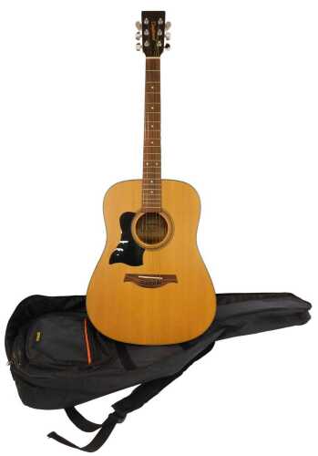 A Tanglewood acoustic guitar, model no. TW28NS-LH, 104cm high.