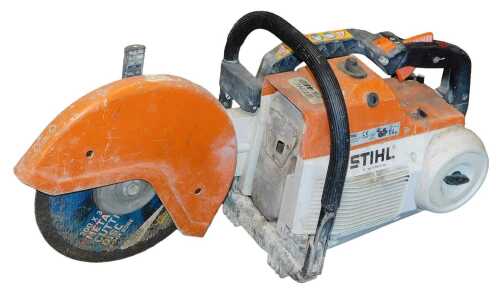 A Stihl petrol operated disc cutter, model number TS460.