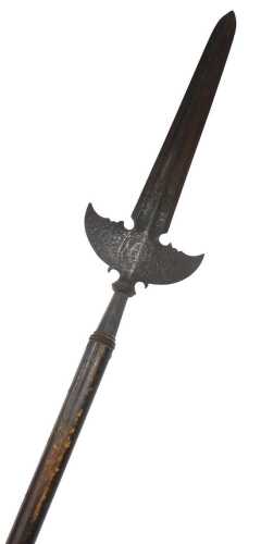 An early 17thC partisan, of the bodyguard of Paris, Count of Lodron, Prince Archbishop of...