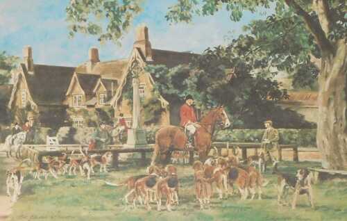 Elizabeth Sharp (British 20thC). The Belvoir at Knipton, limited edition print 137/850, signed...