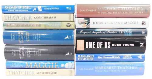 Books relating to Margaret Thatcher, including Moore (Charles) Margaret Thatcher, The Authorised...