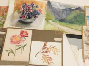Norah Pearse (1890-1981). A portfolio of still life studies, landscapes, and figural works,... - 6