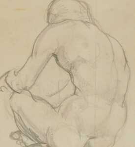 Norah Pearse (1890-1981). A folio of landscapes, some mounted, nude studies, framed, and a... - 2