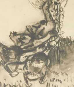 Norah Pearse (1890-1981). A folio of landscapes, some mounted, nude studies, framed, and a... - 5