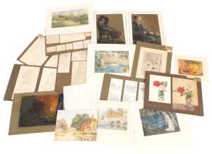 Phyllis M Antrobus (1905-1983). Portraits, story illustrations, still lives and landscapes, in...