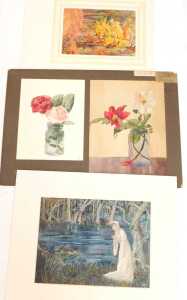 Phyllis M Antrobus (1905-1983). Portraits, story illustrations, still lives and landscapes, in... - 2