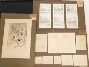 Phyllis M Antrobus (1905-1983). Portraits, story illustrations, still lives and landscapes, in... - 6