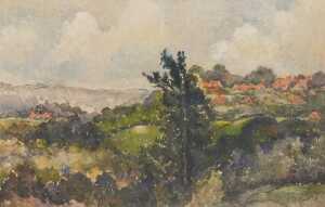 Continental School (18thC). Landscape with a waterfall, oil on board, 17.5cm x 22cm, Edwin... - 5