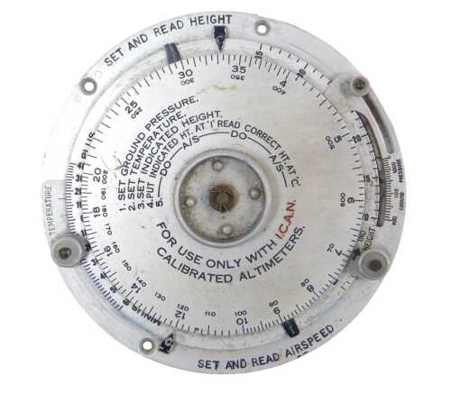 An Air Ministry height and air speed indicator, ref 6B/-131, by Henry Hughes & Sons, London No....