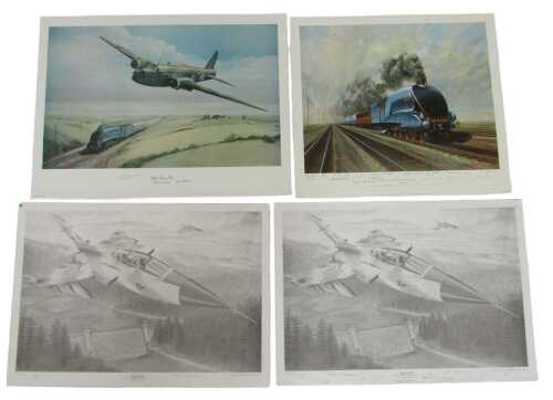Aviation-related printed material, comprising After Maurice Gardner. Life Goes On, colour print,...