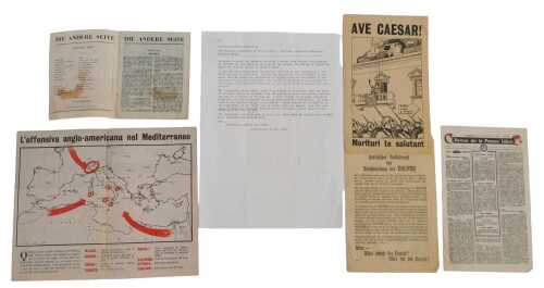 WWII Third Reich propaganda leaflets and booklets. (a quantity) From the collection of James...